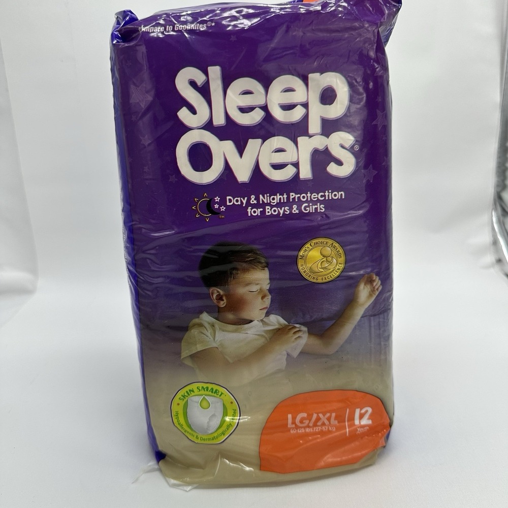 Sleep Overs By Cuties Pull Up/Underwear Large/X Large 60-125 Lbs